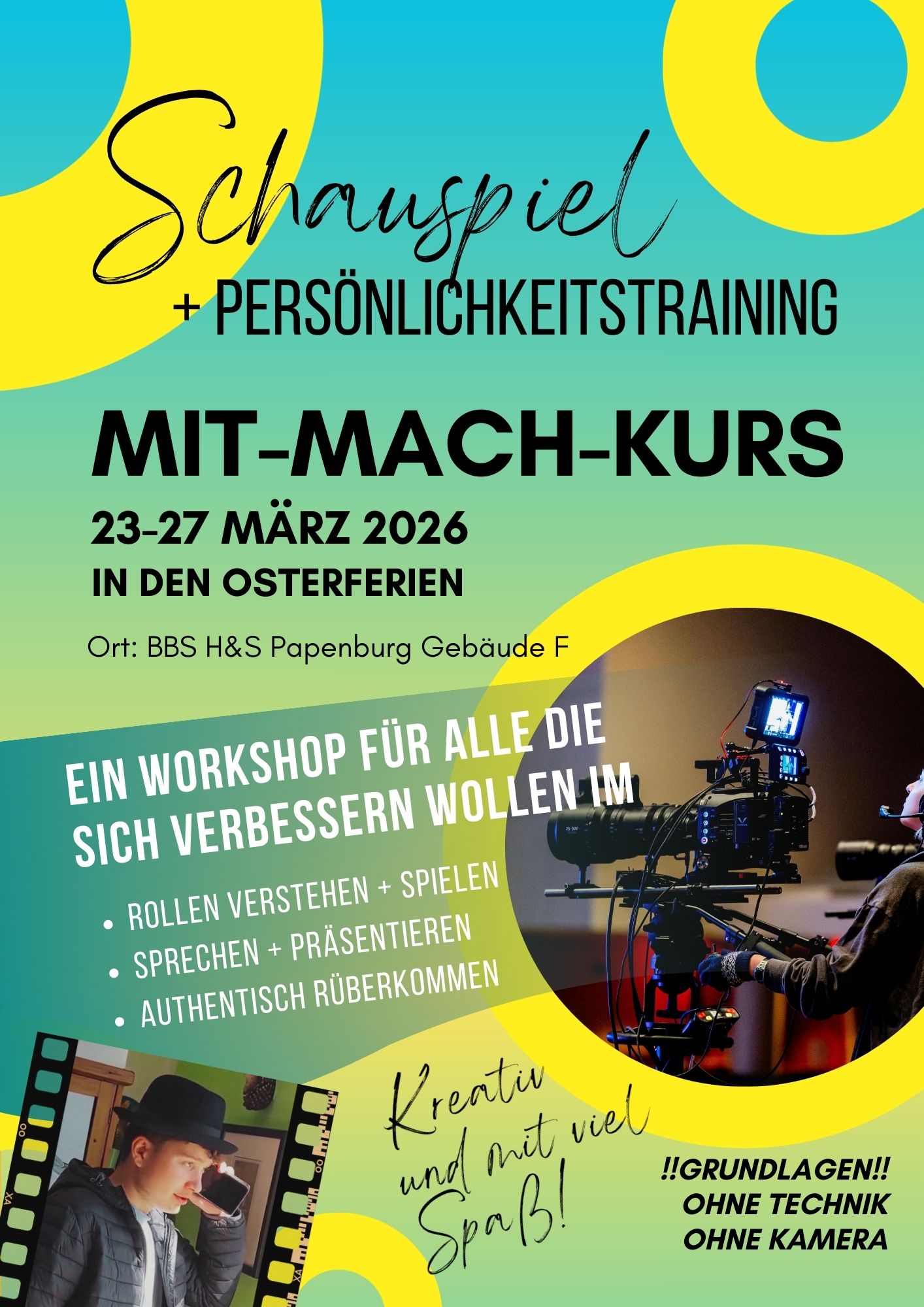 Schauspiel u Personlichkeit Workshop