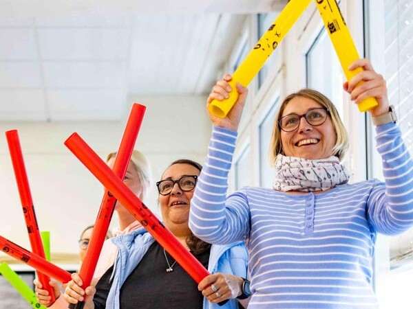 Spass mit Poolnudeln